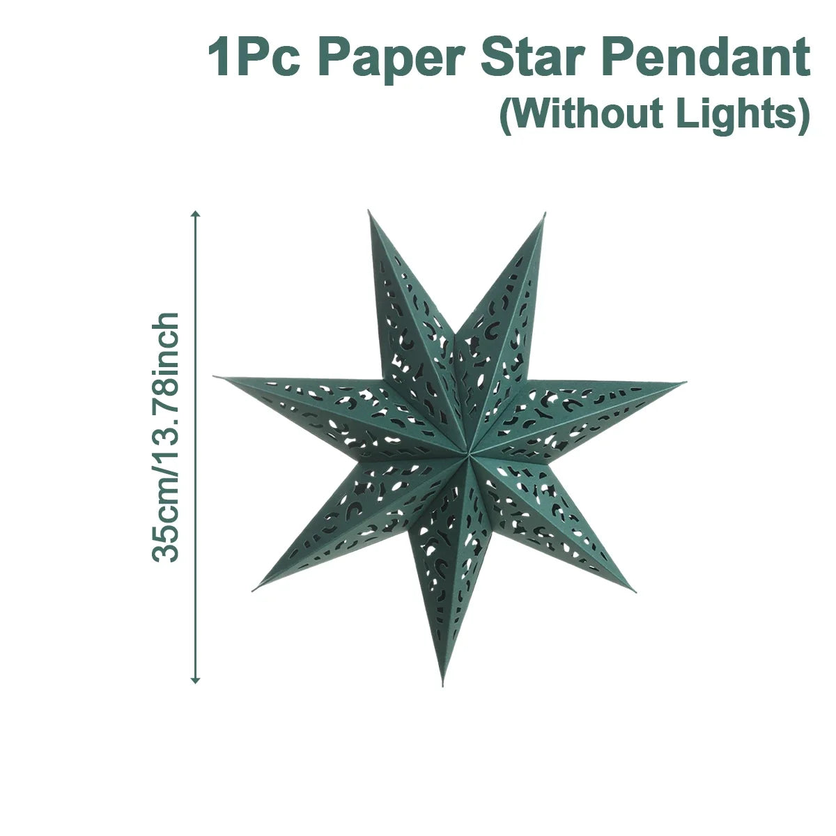 Christmas Paper Star Pendant Merry Christmas Decorations for Home 2025 Navidad Xmas Tree Hanging Lampshades Ornament New Year