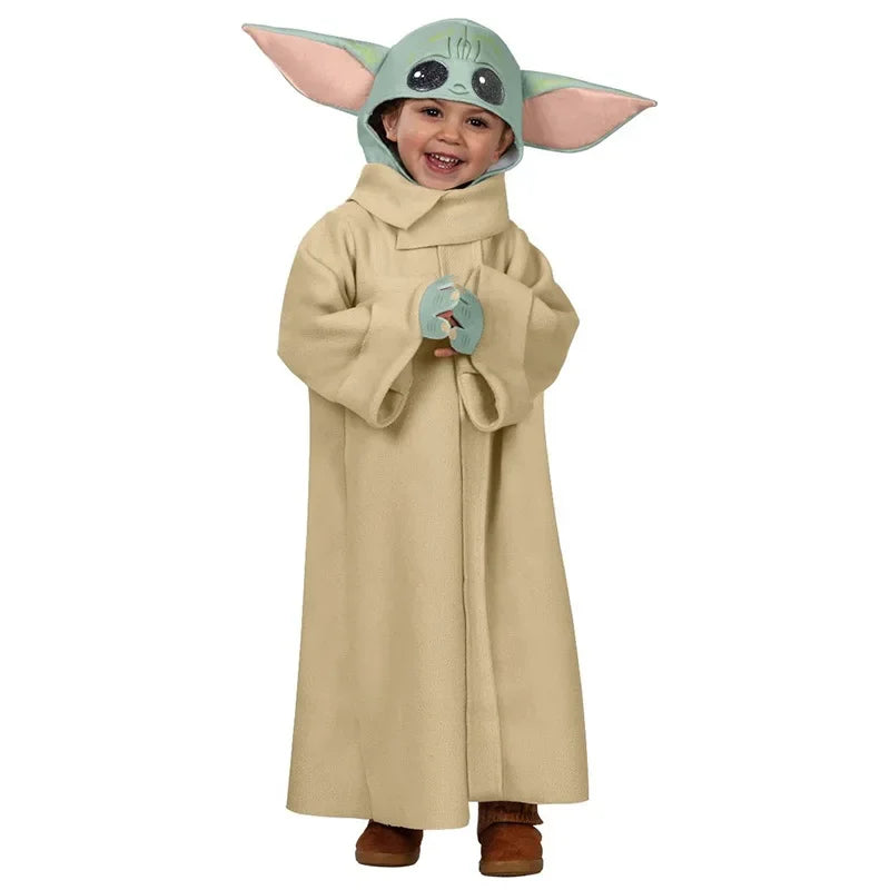 Baby Yoda-Inspired Halloween and Christmas Costume