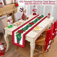 Christmas Decorative Table Runners, 12 Designs