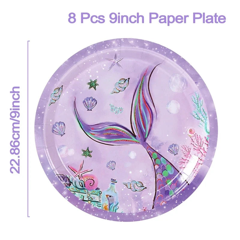 Mermaid Tail Cupcake Stand Under The Sea Little Mermaid Birthday Party Supplies Wedding Birthday Party Decor Kids Baby Shower