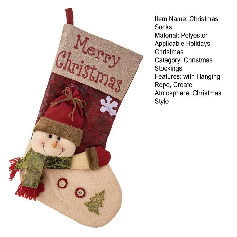 Santa, Snowman & Reindeer Christmas Stockings