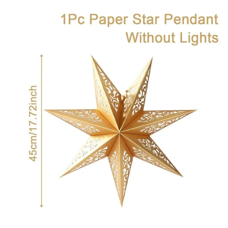 Hollow Star Hanging Ornament