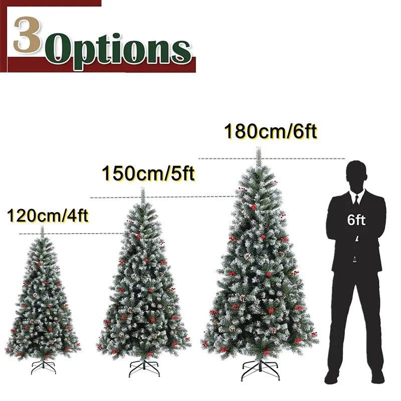 Artificial Pine Christmas Tree, 4, 5 or 6 ft
