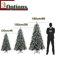Artificial Pine Christmas Tree, 4, 5 or 6 ft