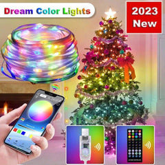 USB Bluetooth LED Christmas String Lights