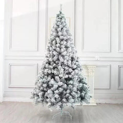 Snow-Flocked White Cedar Christmas Tree