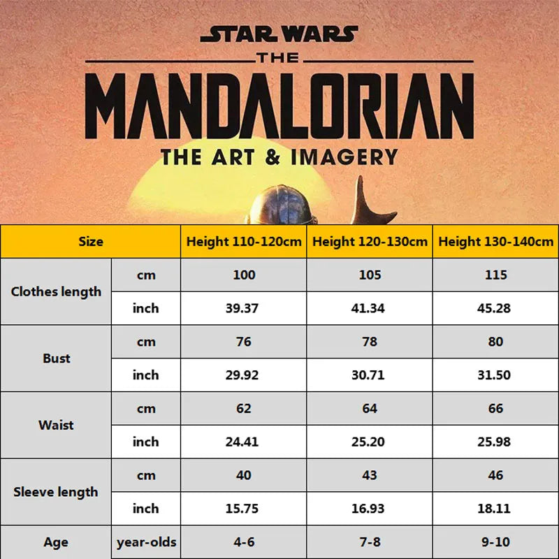 Kids Mandalorian Cosplay Bodysuit