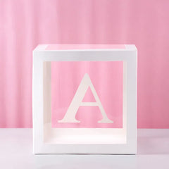 First Birthday Balloon Boxes For Party Decorations 1st Birthday Balloon Blocks Decor with ONE Letter Boy Girl Baby Shower Decor