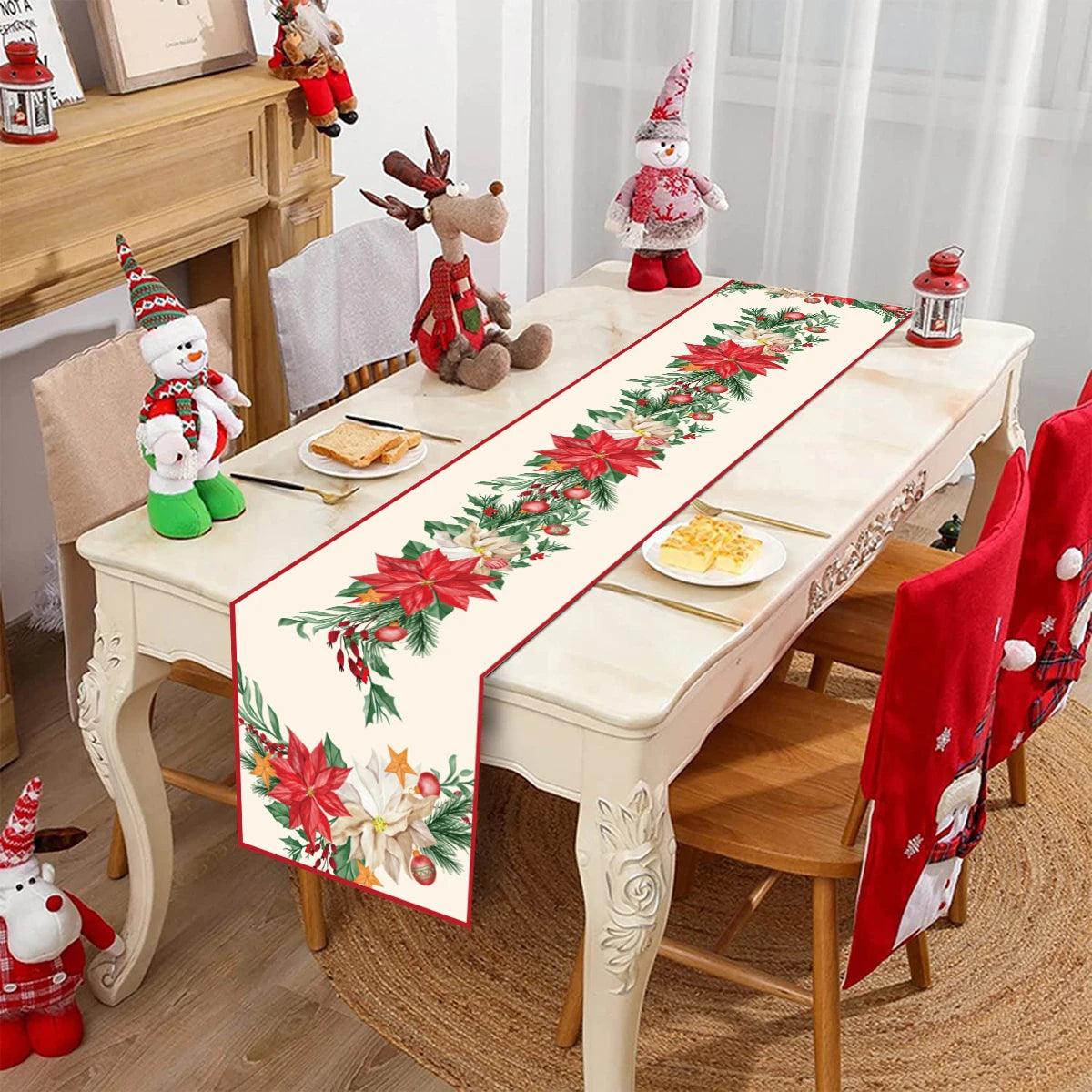 Christmas Decorative Table Runners, 12 Designs