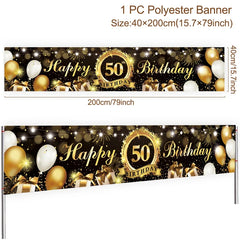 Happy Birthday Background 18 21 30 40 50 60 Birthday Party Decoration Birthday Banner Hanging Flag 30th Birthday Backdrop Decor