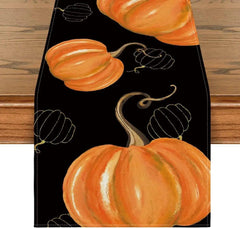 Autumn Thanksgiving Table Runners, 72 to 108 in