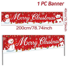 Merry Christmas Outdoor Banners, 44 Designs