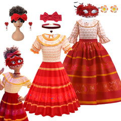 Girls' Dolores from Encanto Costume Dress