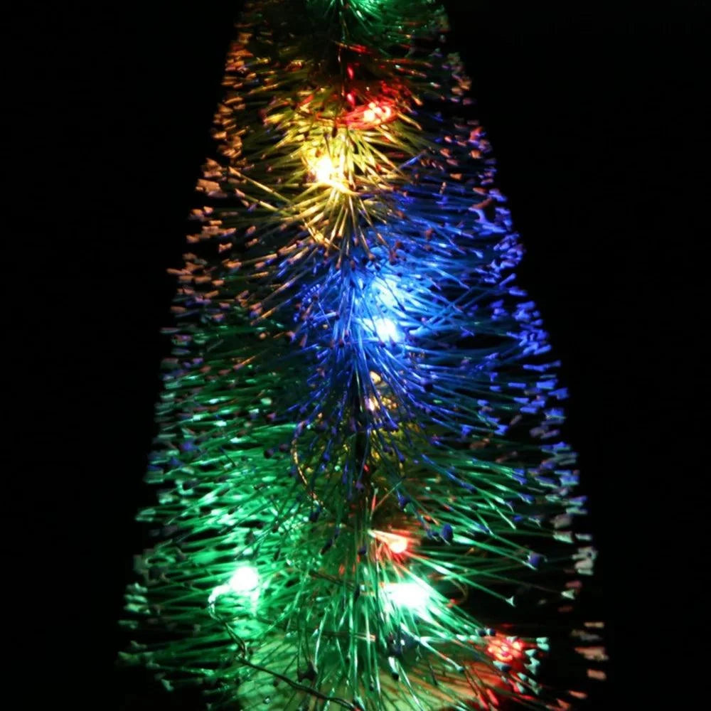 Lighted Mini Snowy Christmas Trees, 15 to 30 cm