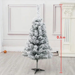 Snow-Flocked White Cedar Christmas Tree