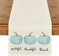 Autumn Thanksgiving Table Runners, 72 to 108 in