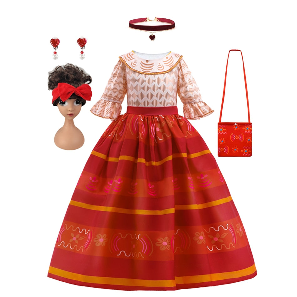 Girls' Dolores from Encanto Costume Dress