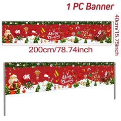 Merry Christmas Outdoor Banners, 44 Designs