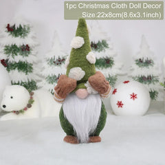 Santa Claus Doll Chirstmas Decorations Home 2025 Decor Table Elk Doll Christmas Ornaments Xmas Navidad Gifts Happy New Year 2026