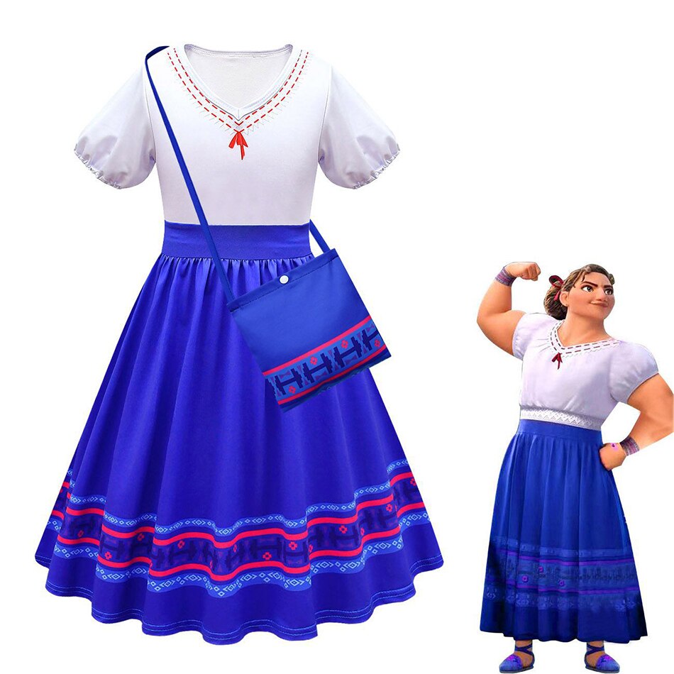 Girls' Dolores from Encanto Costume Dress