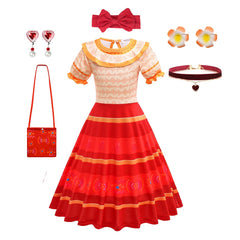 Girls' Dolores from Encanto Costume Dress