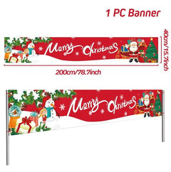 Merry Christmas Outdoor Banners, 44 Designs