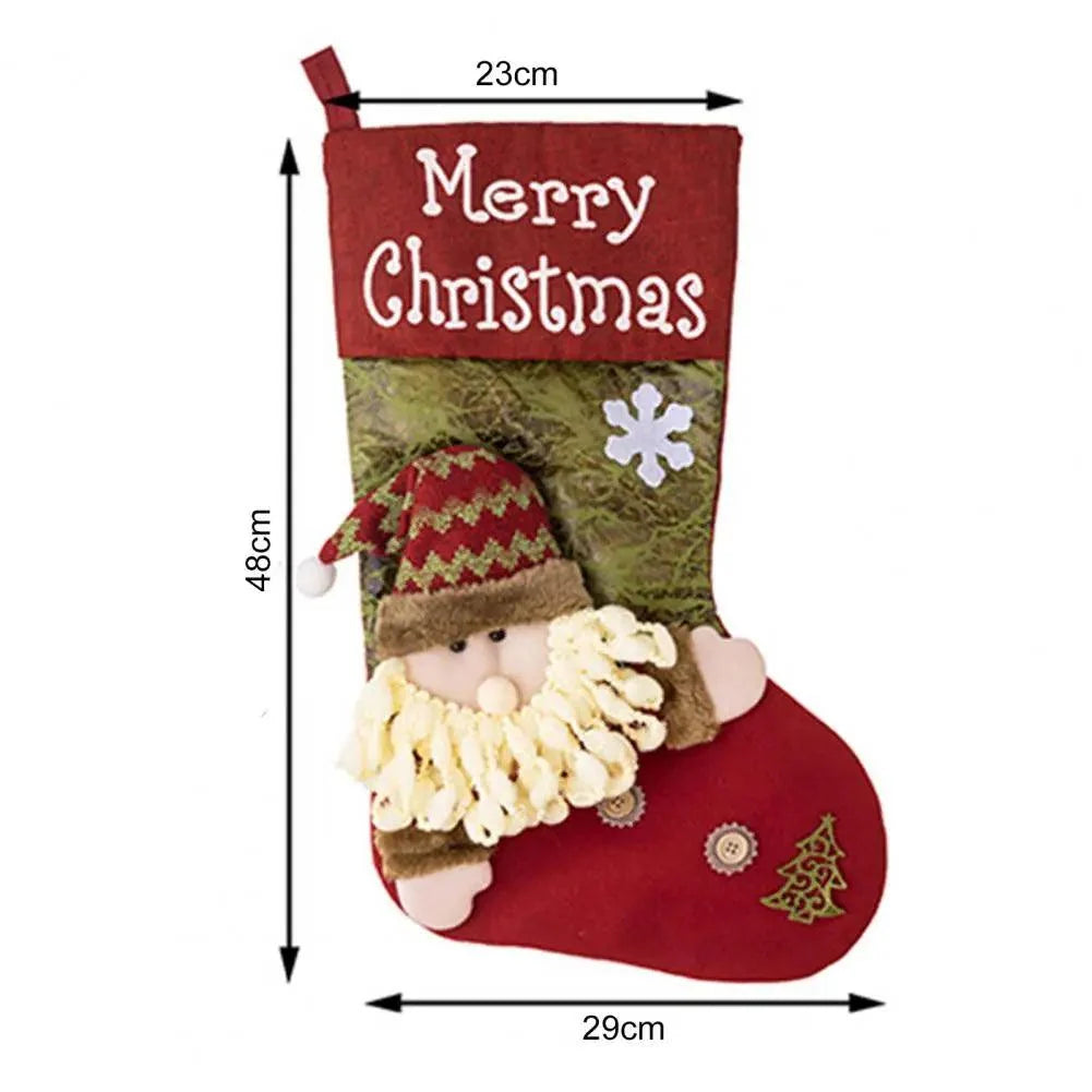 Santa, Snowman & Reindeer Christmas Stockings