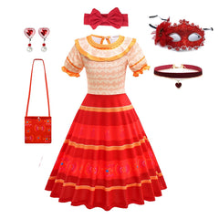 Girls' Dolores from Encanto Costume Dress