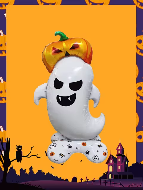 Halloween Ghost Standing Foil Balloon Decoration F07M1-26