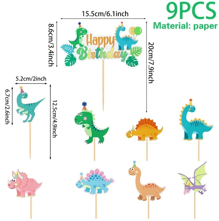 Dinosaur Party Backdrop Dinosaur Birthday Party Decorations Kids Boy Baby Shower Decor Jungle Safari Birthday Party Supplies