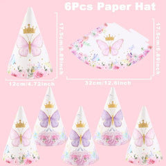Jungle Animals Party Paper Hats Happy Birthday Party Decoration Kids Safari Animal Wild One Birthday Decor Supplies Baby Shower