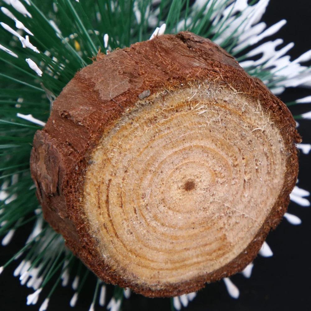 Lighted Mini Snowy Christmas Trees, 15 to 30 cm