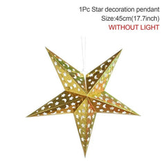 Hollow Star Hanging Ornament