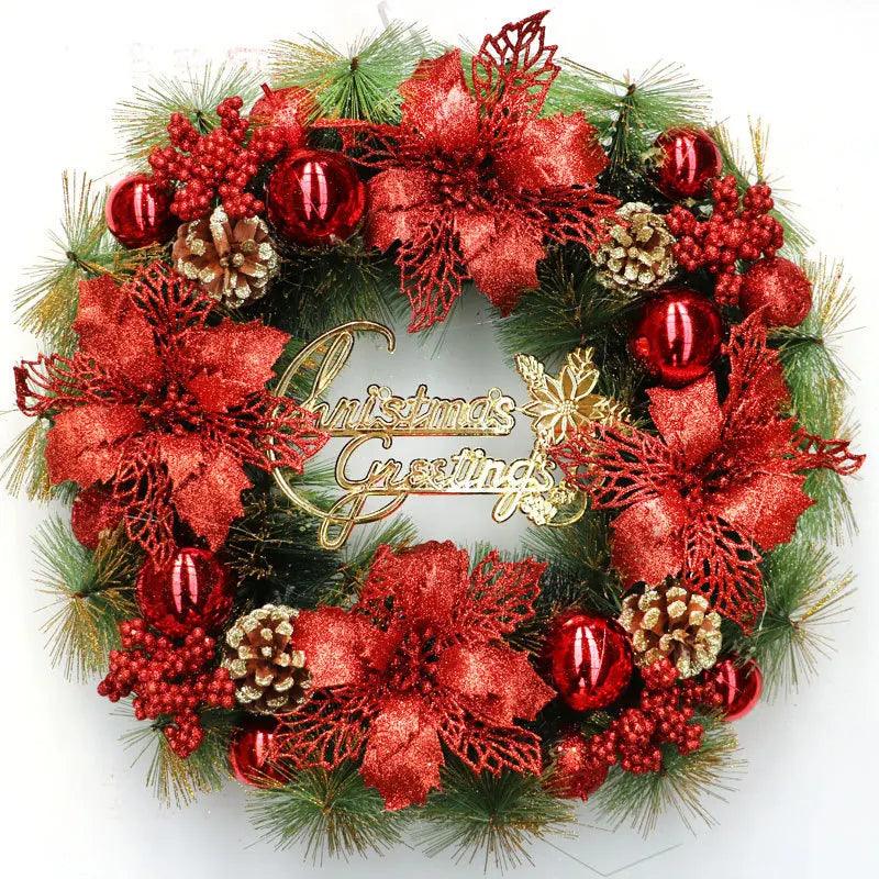 Fall Pumpkin, Berry & Maple Leaf Wreaths