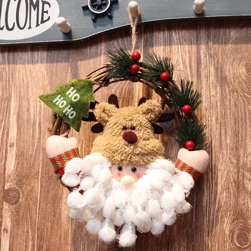 Christmas Character Wreath Decoration, Small to Large