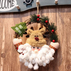 Christmas Character Wreath Decoration, Small to Large