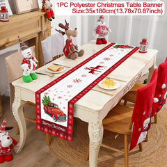 Christmas Decorative Table Runners, 12 Designs