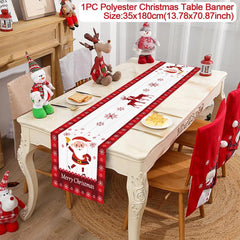 Christmas Decorative Table Runners, 12 Designs
