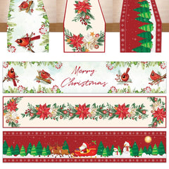 Christmas Decorative Table Runners, 12 Designs