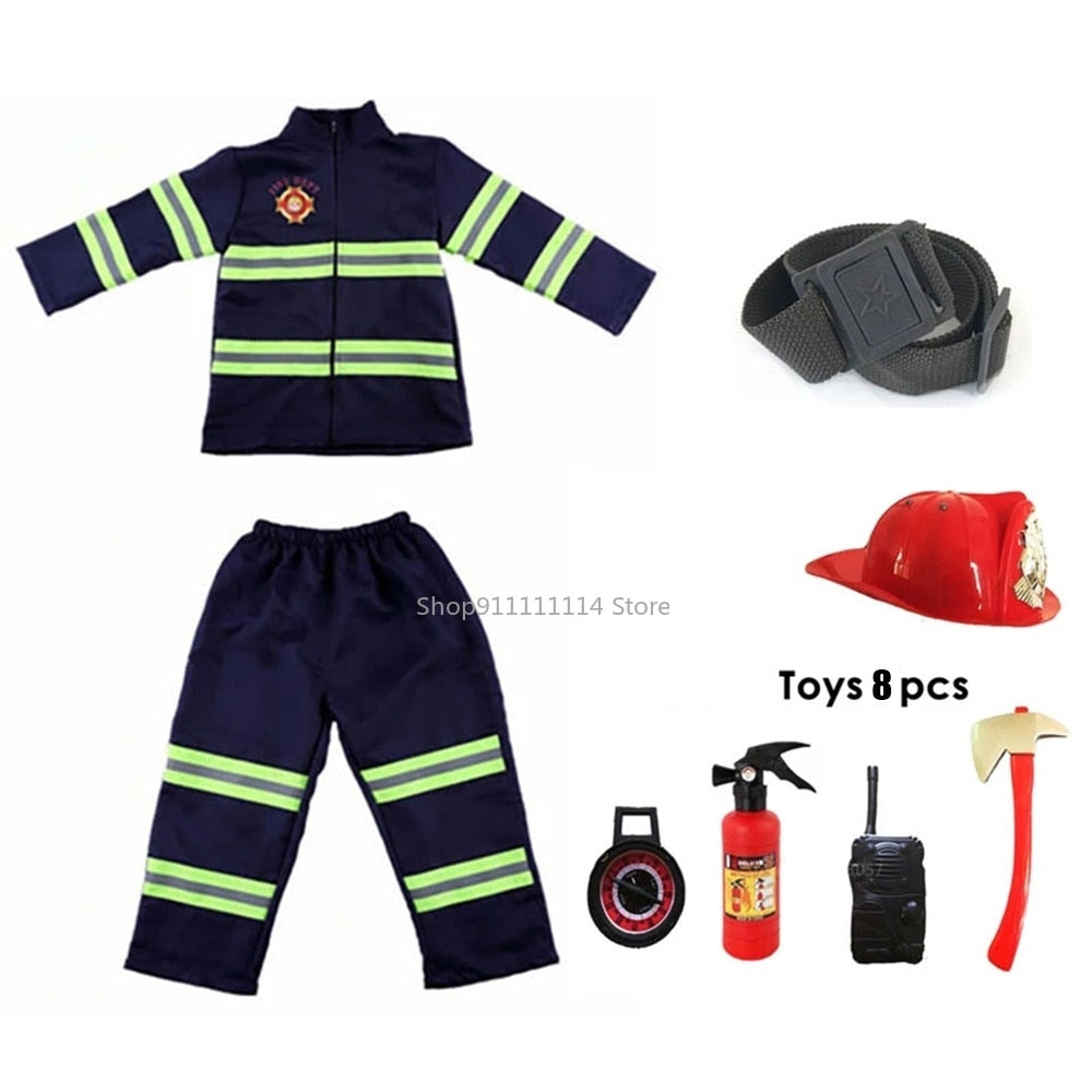 Kids' Firefighter Costume and Accessory Options