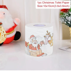 Christmas Santa Claus Bath Toilet Roll Paper Merry Christmas Decoration for Home 2025 Xmas Decor Navidad Natal New Year Gift