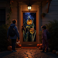AtmosFX Halloween Digital Decoration USB - Spooky Halloween Hollusion Vol. 2 + 5.5 ft x 9 ft Projection Screen