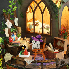DIY Magic Mansion Villa - Wooden 3D Puzzle House Kit, Halloween Creative Gift & Collectible Home Decor