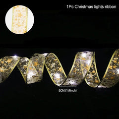 Christmas Ribbon Fairy Light String