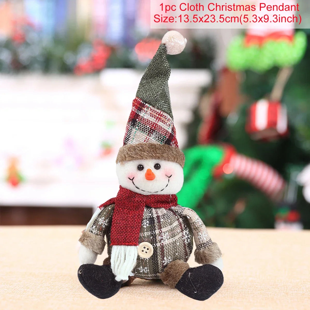 Santa Claus Doll Chirstmas Decorations Home 2025 Decor Table Elk Doll Christmas Ornaments Xmas Navidad Gifts Happy New Year 2026