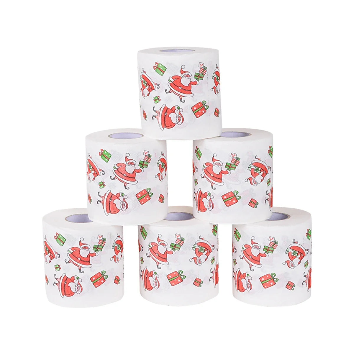 Christmas Santa Claus Bath Toilet Roll Paper Merry Christmas Decoration for Home 2025 Xmas Decor Navidad Natal New Year Gift