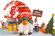 Santa Gnome Pop Up Card