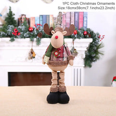 Santa Claus Doll Chirstmas Decorations Home 2025 Decor Table Elk Doll Christmas Ornaments Xmas Navidad Gifts Happy New Year 2026