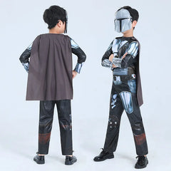 Kids Mandalorian Cosplay Bodysuit