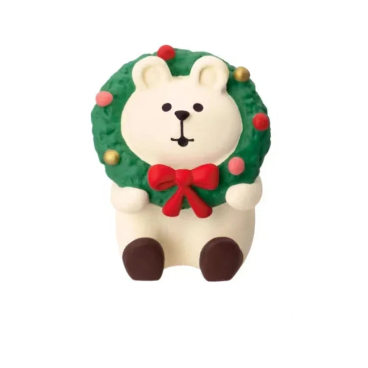 Christmas Resin Ornaments Home Scenes Trendy Toys Figurines Decorations ZAKKA Dolls Cats 2025 Small Ornaments